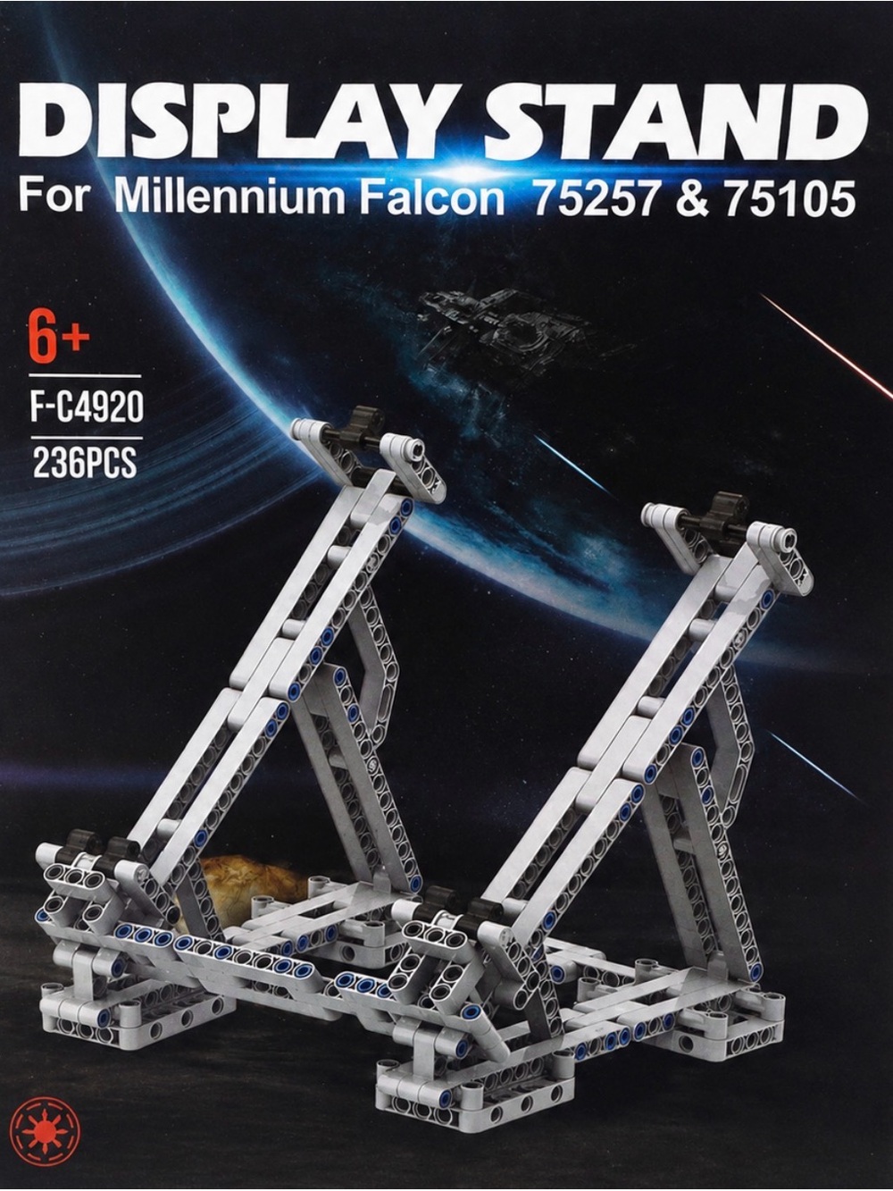 236pc Millennium Falcon Display Stand F-C4920 Compatible LEGO 75257 75105